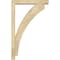 Ekena Millwork Thorton Block Rough Sawn Bracket w/ Offset Brace, Douglas Fir, 4"W x 20"D x 32"H BKT0402X20X32THR05RDF - alternate 3